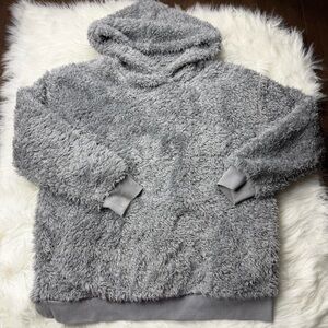 Free Press Plush Gray Hoodie